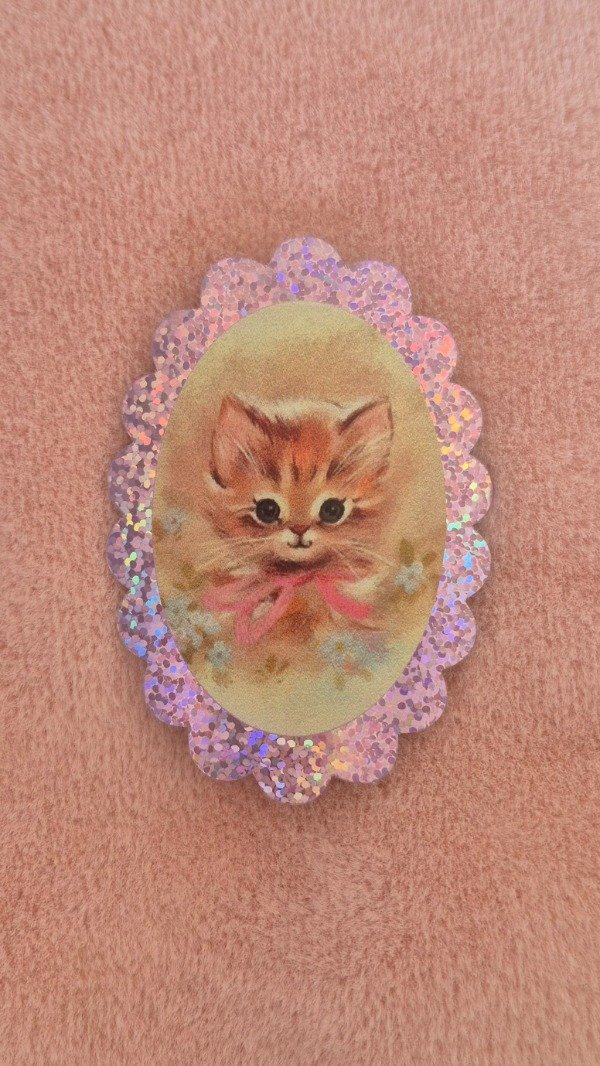 Producto - Sticker Gatito Moño