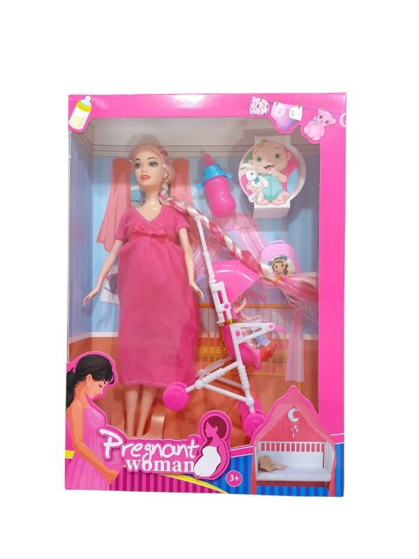 Producto - MUÑECA EMBARAZADA C/ ACCESORIOS
