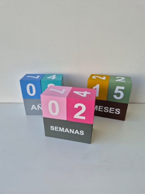 Producto - Cubos calendario