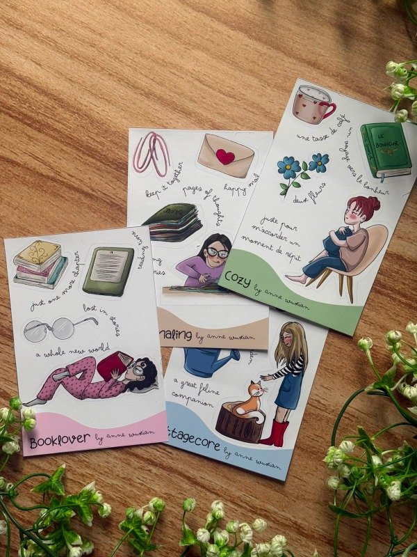 Producto - Plancha de stickers - vida cotidiana