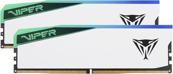 Producto - MEMORIA PATRIOT DDR5 VIPER ELITE 5 RGB 48GB 6000 MTS CL30 WHITE H DUAL KIT PE001