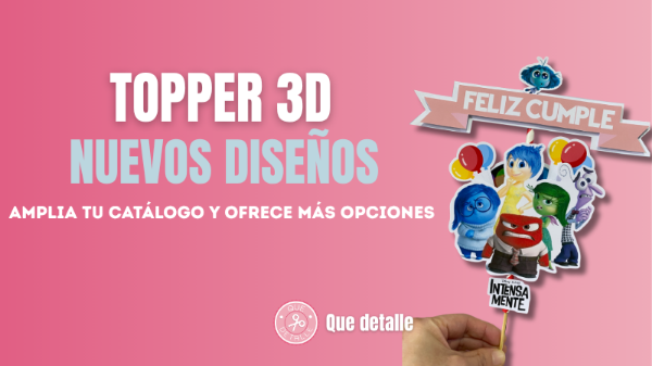 Producto - Topper 3d NUEVOS DISEÑOS