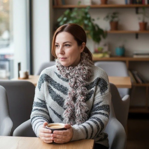 Producto - Bufanda lana matizada - mujer