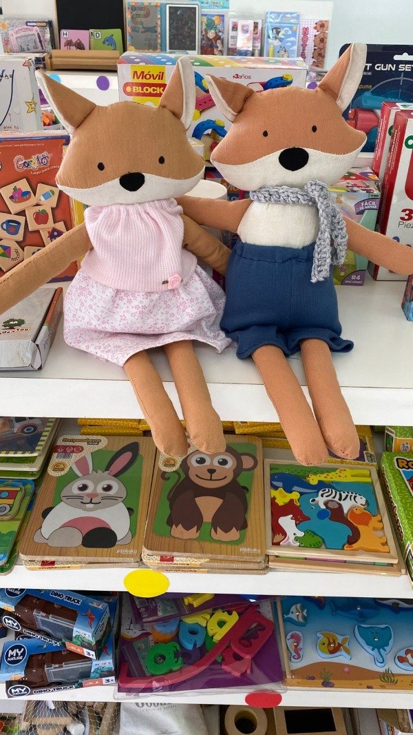 Producto - Muñeco Zorrita/ Zorrito - Lili