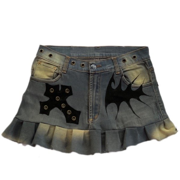 Mini falda y2k cross talle 40-42