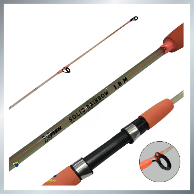 Producto - Caña X-fish Sólido Rainbow 2.40m