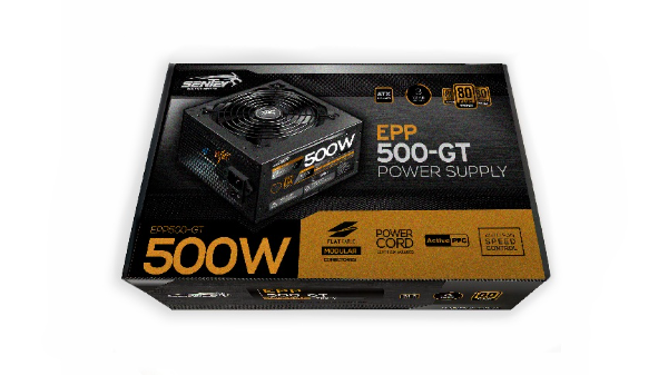 Producto - Fuente ATX 500W -80 plus bronze -ATX 2.31 -fan 12cm -active pfc -autofan speed c - 1