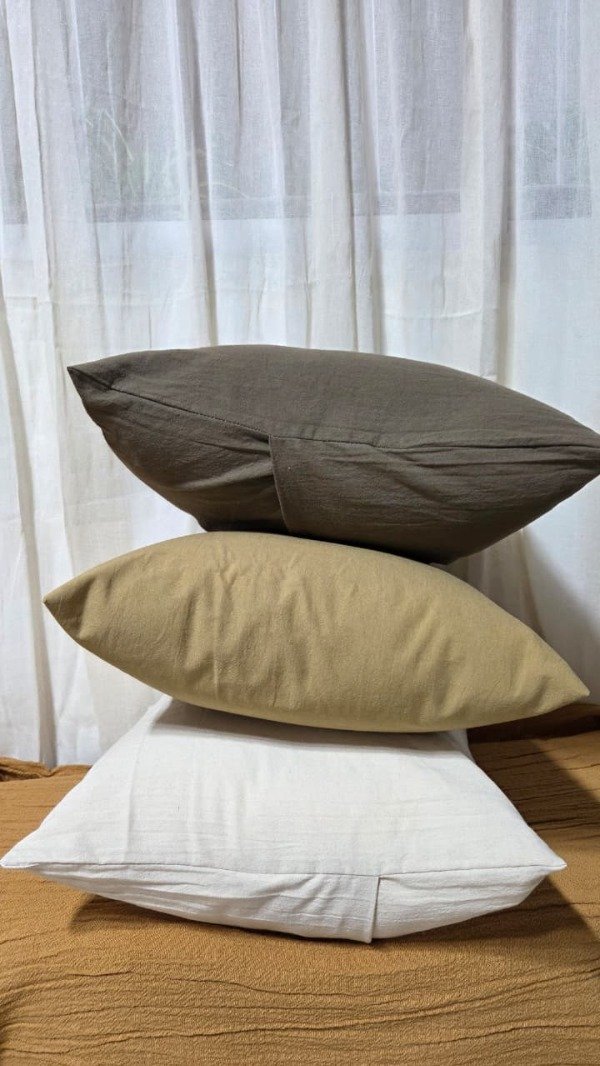 Producto - Set de 3 almohadones choco-arena-most