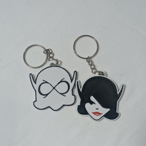 Producto - Llavero doble Los Piojos - Fantasmas peleándole al viento