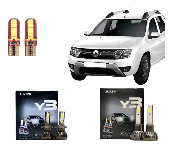 Producto - Kit Cree Led Y3 Luz Baja Y Alta Renault Duster