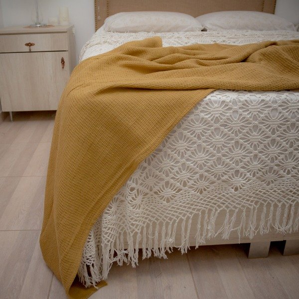 Producto - Pie de cama Wafle Avellana