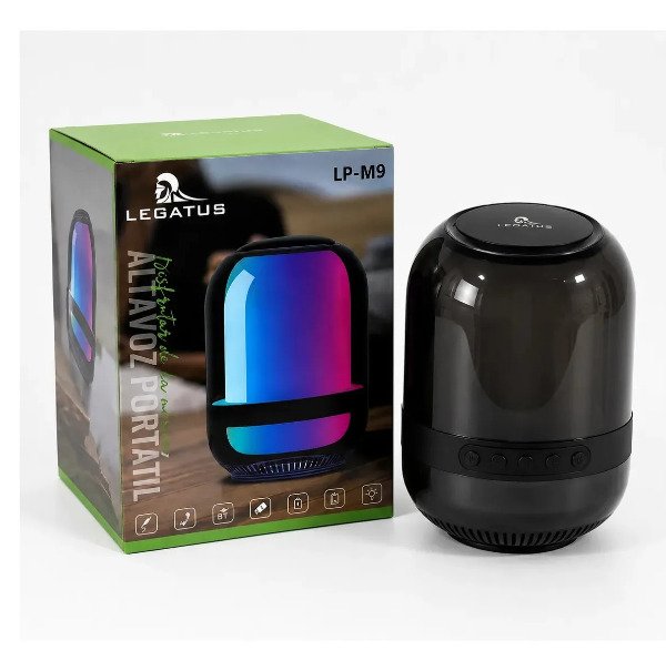 Producto - Parlante Portatil Burbuja LP-M9 LED RGB Sonido y Luz 360 grados - 13