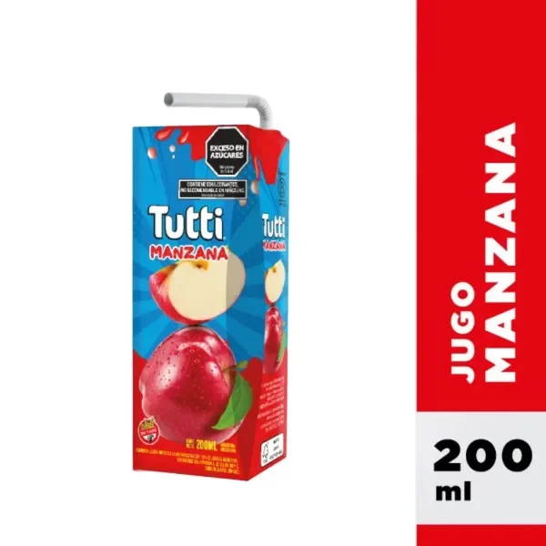 Producto - Jugo Manzana 200ml x 9 un. - Tutti
