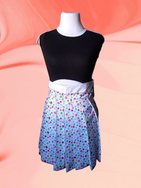 Producto - Pollera Tableada Lunares