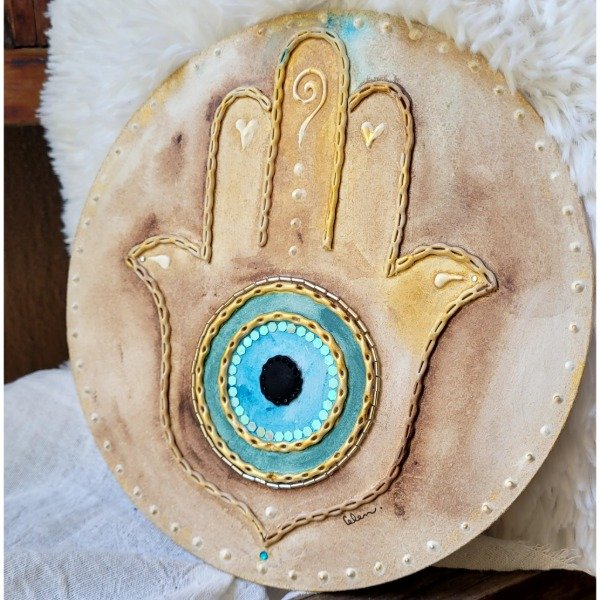 Producto - Mano de Fátima con ojo turco