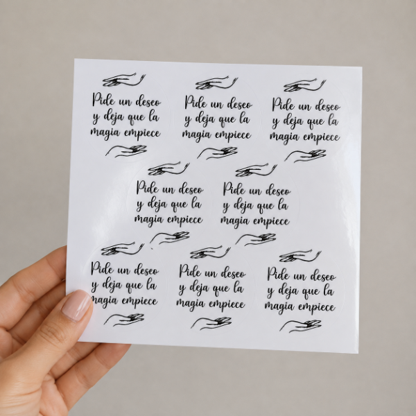 Producto - ADHESIVO PIDE UN DESEO
