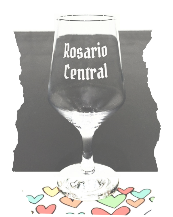 Producto - Copa de cerveza con nombre de club - Rosario Central