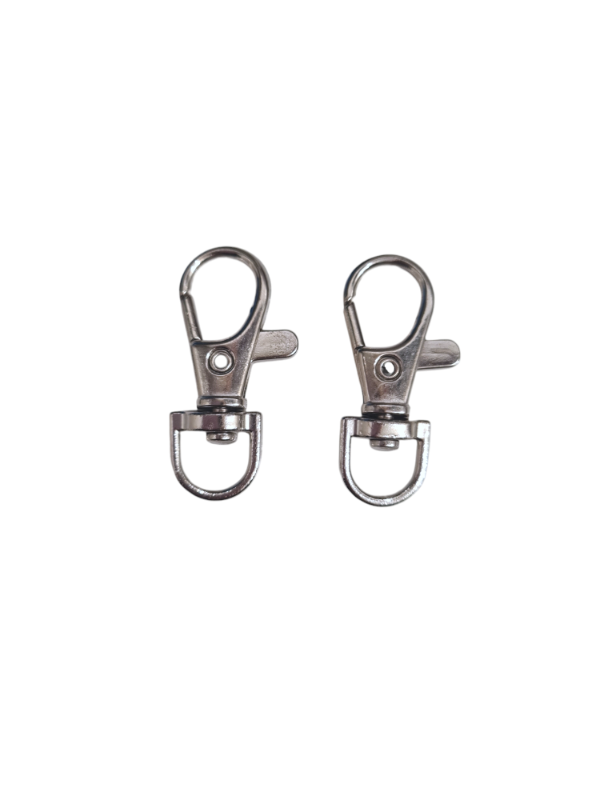Producto - MOSQUETON PLATEADO 40MM