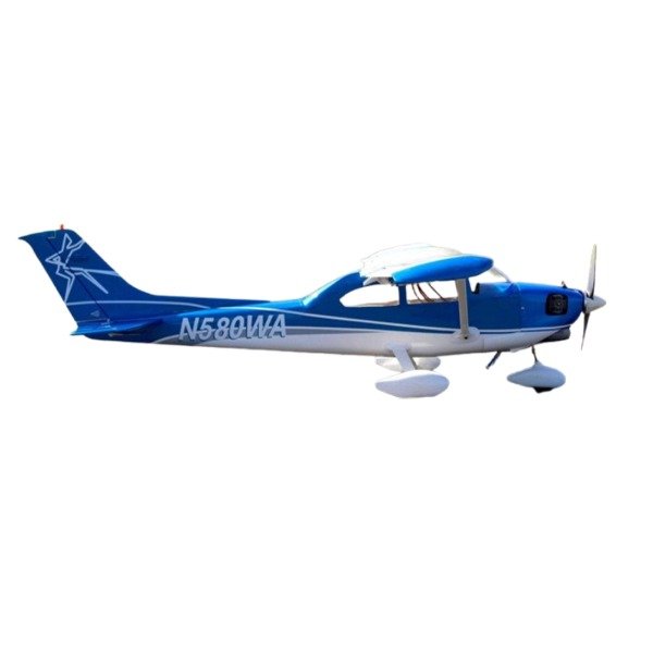 Producto - SEAGULL CESSNA 182 TURBO SKYLANE 69" ARF PEARL BLUE. Precio en dolares