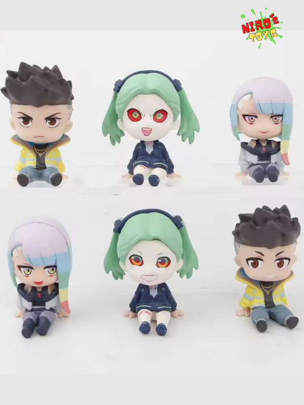 Producto - Cyberpunk set x6 (6cm) - Figura Cyberpunk - Nirostoys