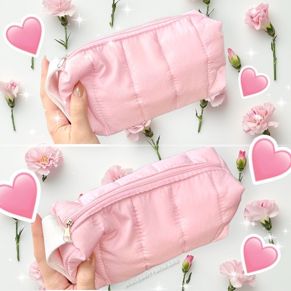 Producto - NECESER PUFFER ROSA BEBE BY CELEBRITY X 1 UNIDAD