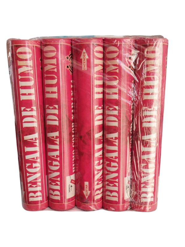 Producto - Bengala de humo naranja x5ud.