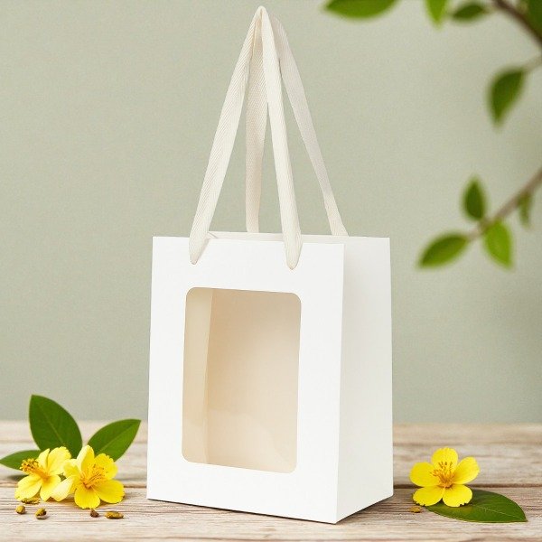 Producto - Bolsa con Visor 15x20 - Blanco