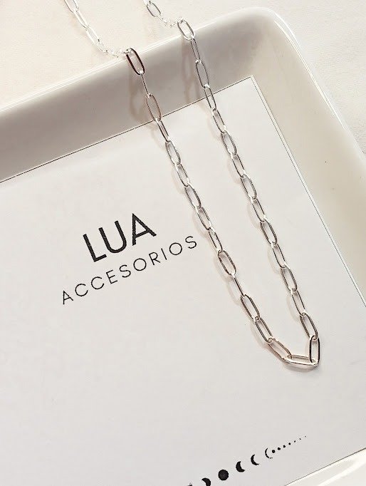 Producto - Cadena veneciana  - acero blanco