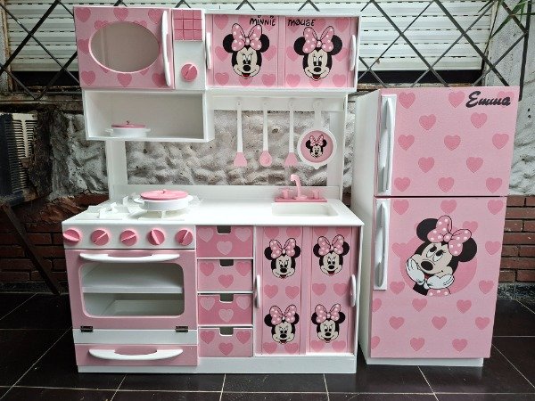 Producto - COCINA GRANDE CON ESTANTE , PORTA UTENSILIOS Y HELADERA - 0