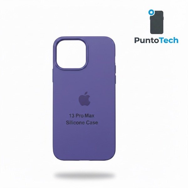 Producto - Silicon case iPhone 13 Pro Max morado