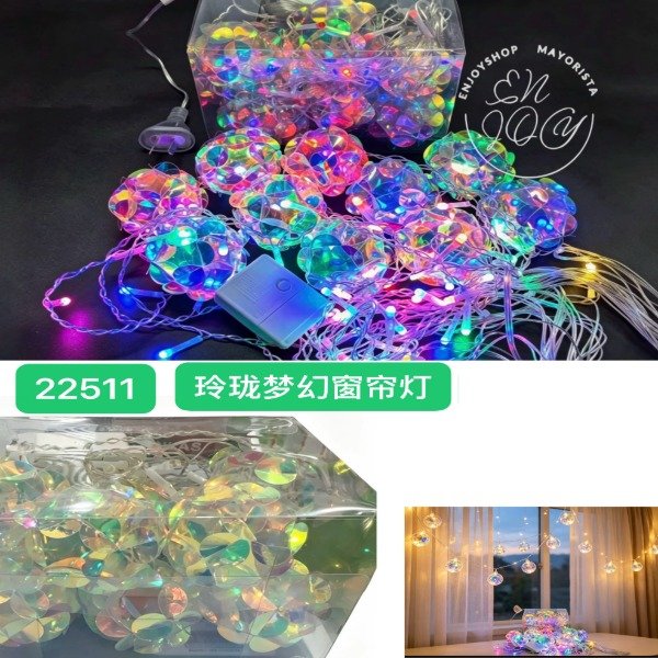 Producto - TIRA GUIRNALDAS LED LUCES MULTICOLORES 22511