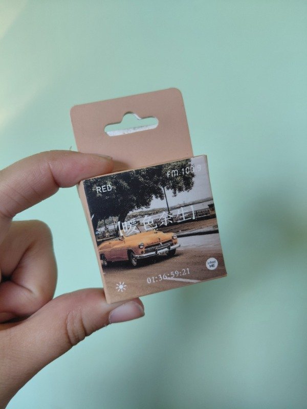 Producto - Cajita de sticker - Vintage