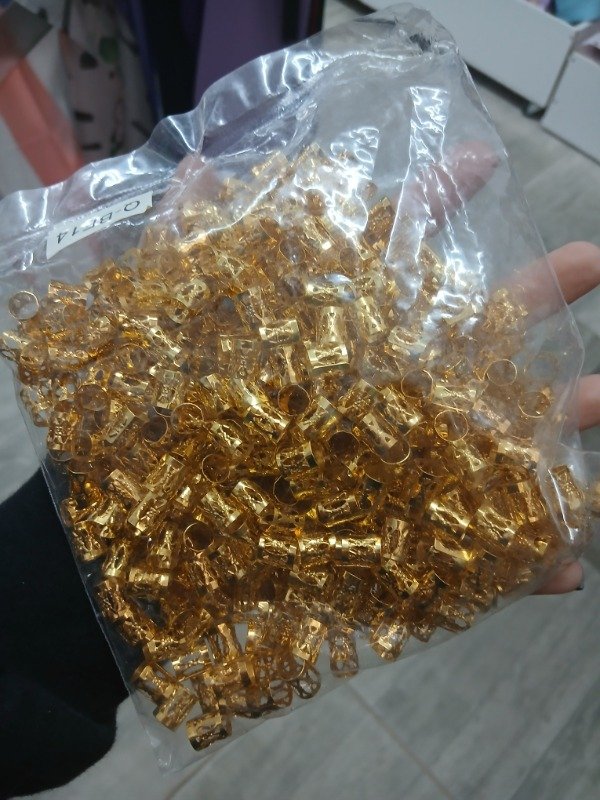 Producto - Cuff bolsa x 500u aprox dorado