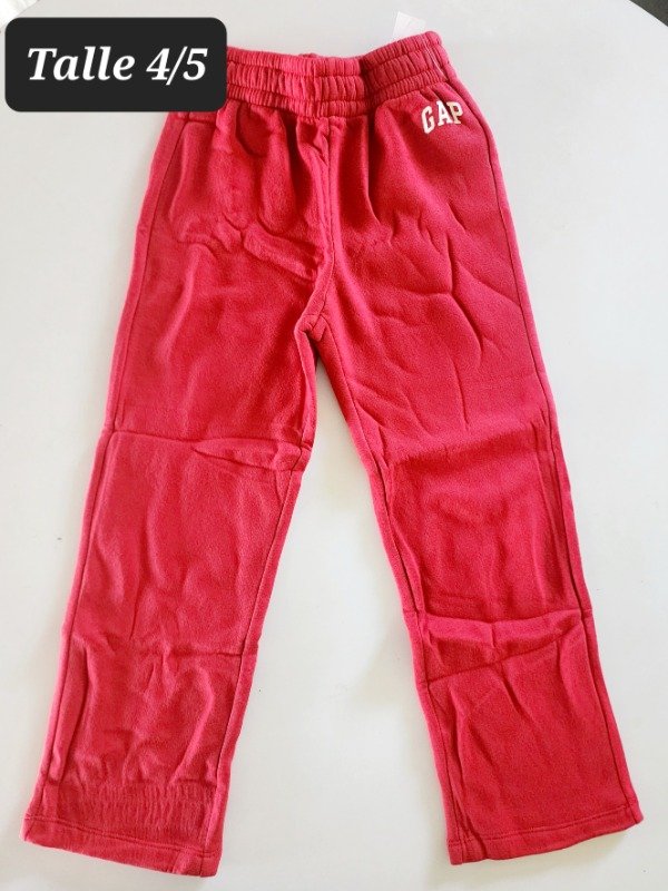 Pantalón con friza gap talle 4/5 rojo — imagen 3