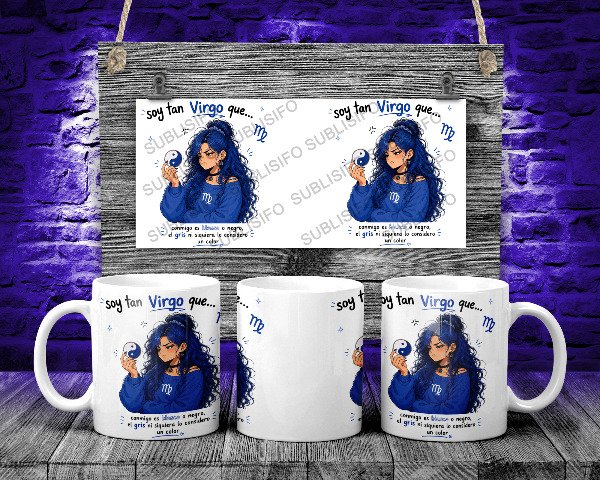 Producto - Soy tan Virgo // Conmigo es blanco o negro