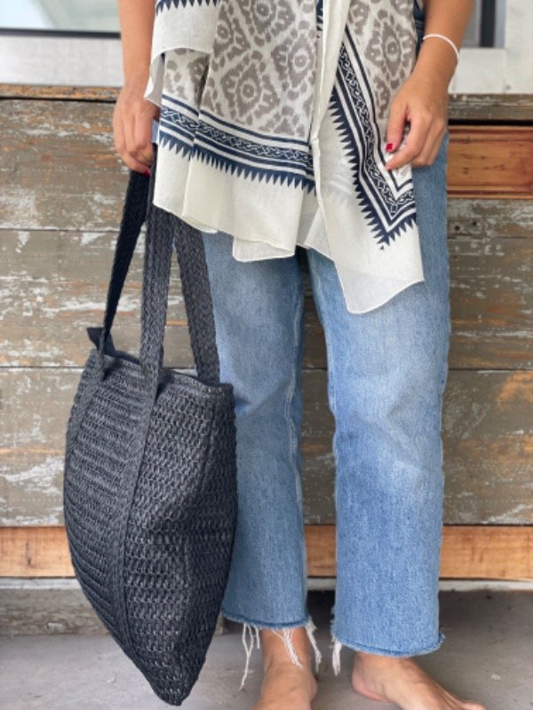 Producto - Bolso Rafia Negro