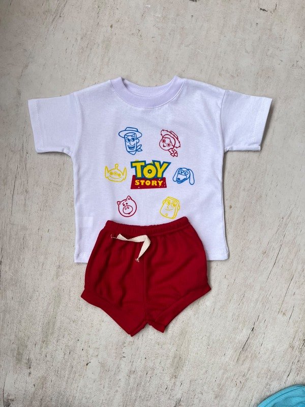 Producto - Conjunto remera personajes + short 9/24M (precio por curva) - 2