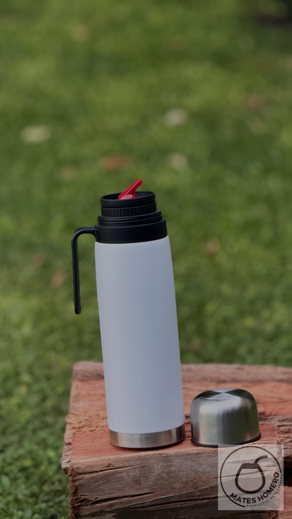 Producto - TERMO MEDIA MANIJA BLANCO