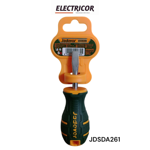 Producto - DESTORNILLADOR PLANO S2 SL6.5MMX38MM ERGONOMICO