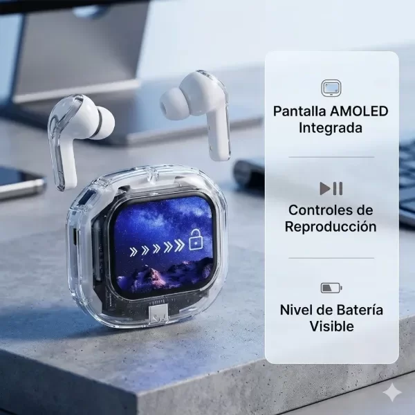 Producto - Auriculares inalámbricos Air Max c/pantalla - 3
