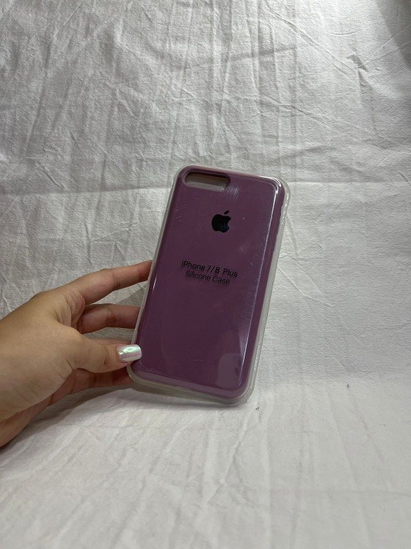 Producto - Iph 7 plus / 8 plus silicona case morado