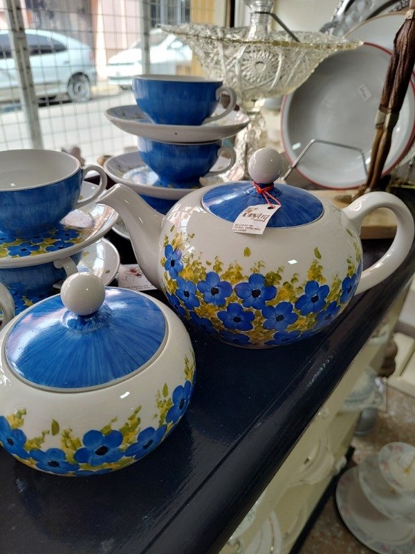 Producto - Juego de té Hartford azul