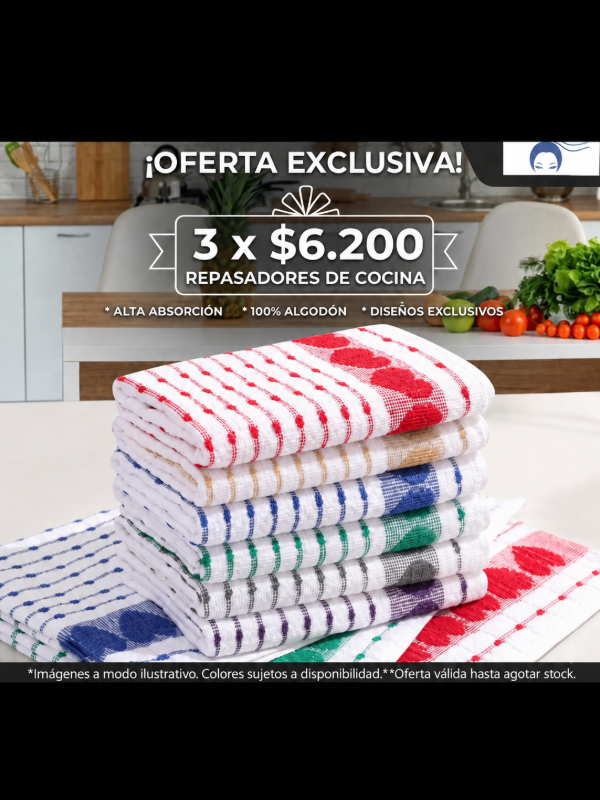 Producto - PACK X3 REPASADOR CORAZON