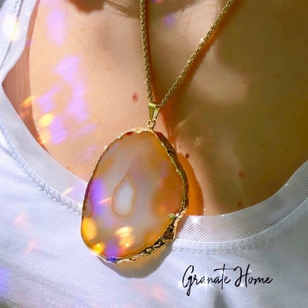 Producto - Dije ágata camel