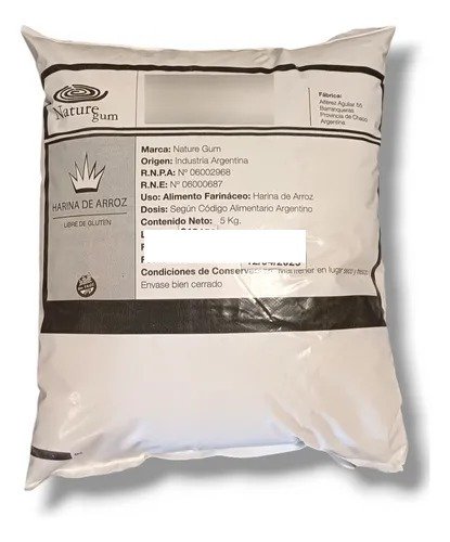 Producto - HARINA DE ARROZ 5KG NATURE GUM ULTRAFINA