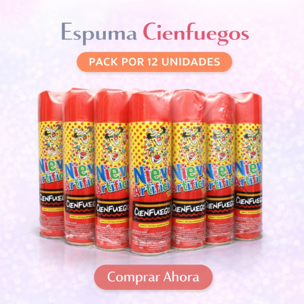 Producto - Espuma Artificial Cienfuegos 360ml pack x 12 unidades