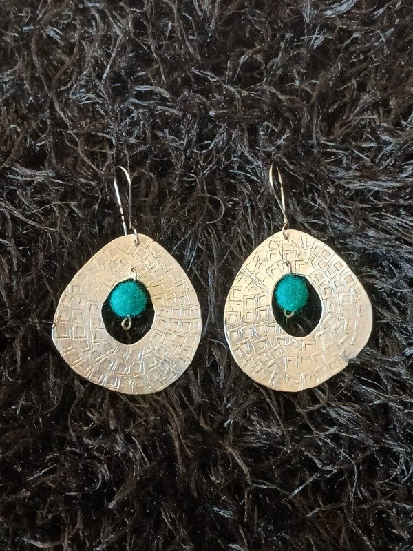 Producto - Aros Óvalo verde
