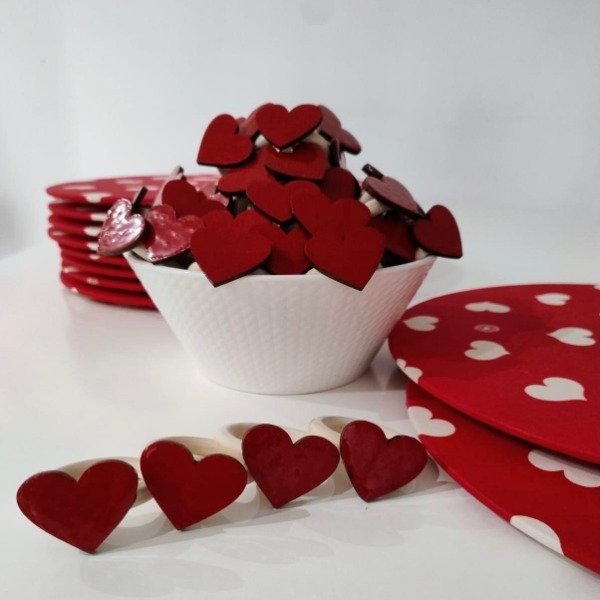 Producto - Portaservilletas LOVE Corazón de Resina y Madera
