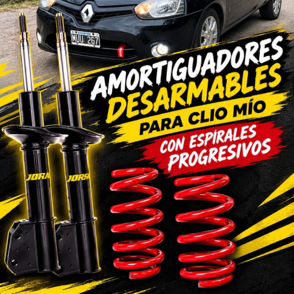 Producto - Kit Amortiguadores Y Espirales Clio Mio