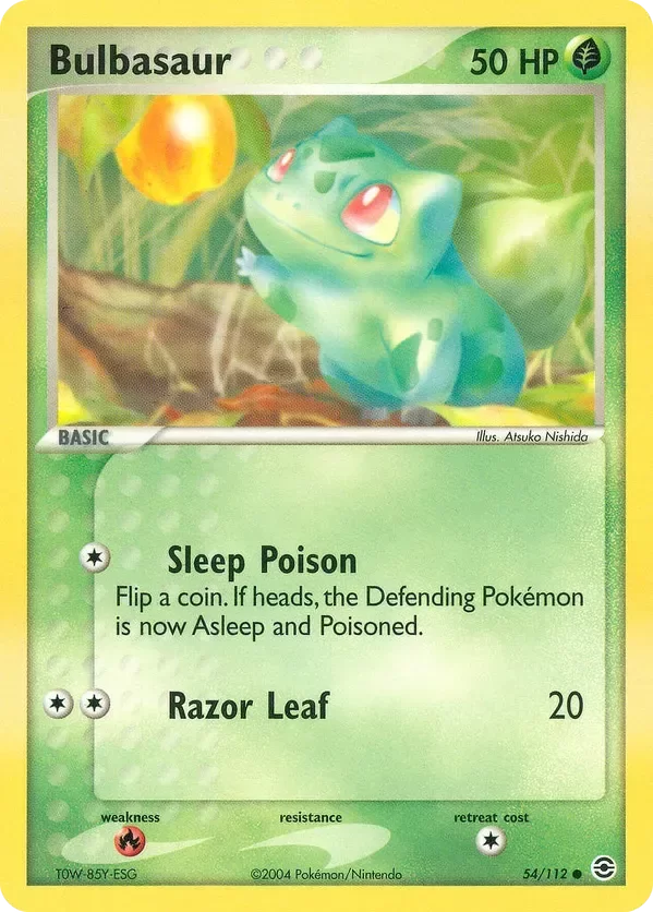 Producto - Bulbasaur 054/112 FireRed and LeafGreen